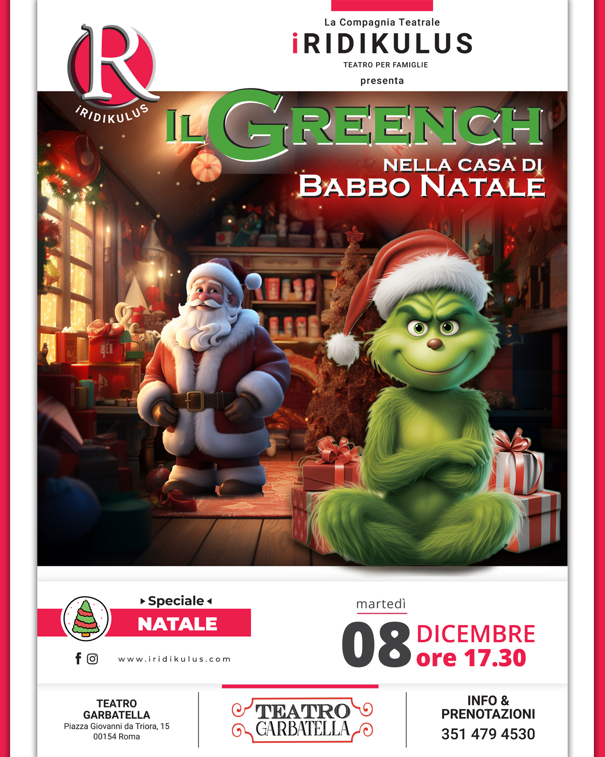 Locandina Il Grinch nella casa di Babbo Natale